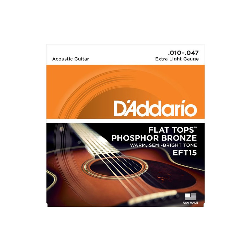 D'Addario EFT15 - struny pro akustickou kytaru