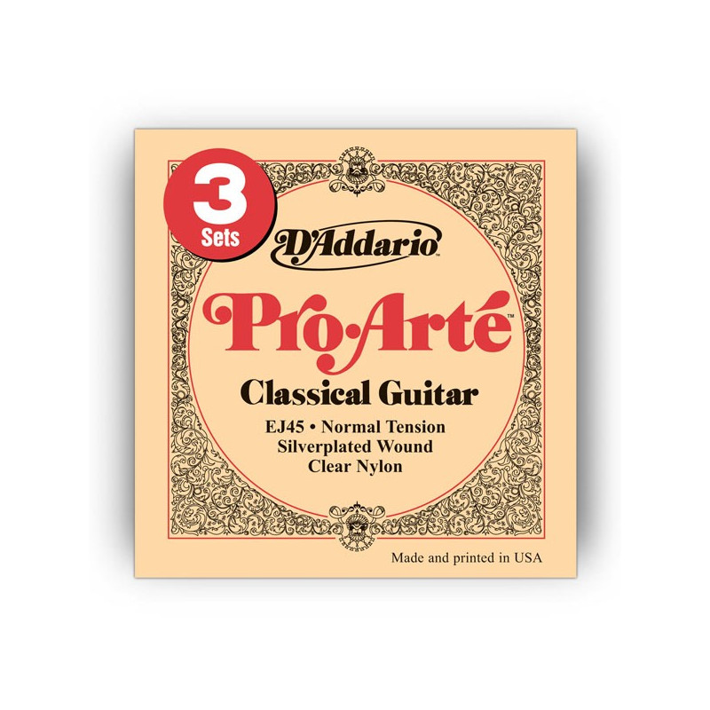 D'Addario EJ45-3D - struny pro klasickou kytaru