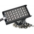 Párový kabel o délce 30 metrů s 24 symetrickými&nbsp; vstupy a 8 symetrickými výstupy jednotlivě stíněnými, průměr kabelu 30 mm.&nbsp; Stagebox je velmi robustní s kovovými šroubovými spoji a součástí je i pevná přepravní taška.