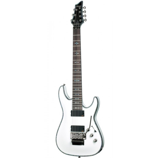 SCHECTER C7 Hellraiser FR WHT