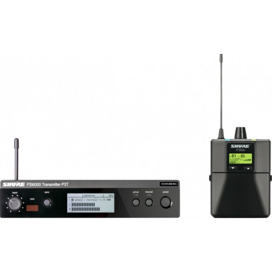 SHURE P3TERA - PSM300 stereo premium monitoring systém