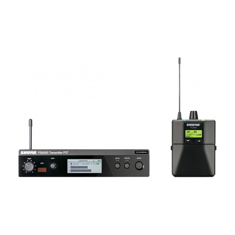 SHURE P3TERA - PSM300 stereo premium monitoring systém