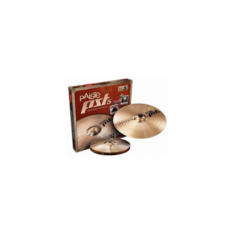 PAISTE PST 5 NEW ESSENTIAL SADA 14"MEDIUM-HIH + 18"CR/RIDE V KARTONU