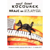 Malý černý kocourek hraje na klavír - Mlynář
