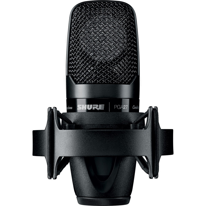 SHURE PGA27-LC - STUDIOVÝ MIKROFON, ZPĚV, VČ. SHOCK MOUNT A KUFR () (X)