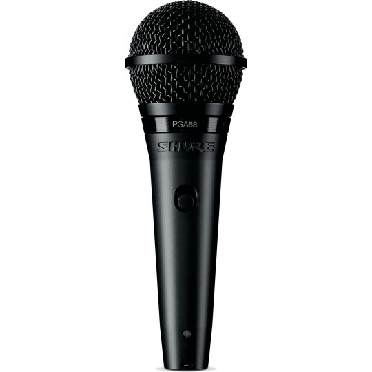 SHURE PGA58-QTR-E - DYNAMICKÝ  MIKROFON PRO ZPĚV , XLR-QTR () (X)