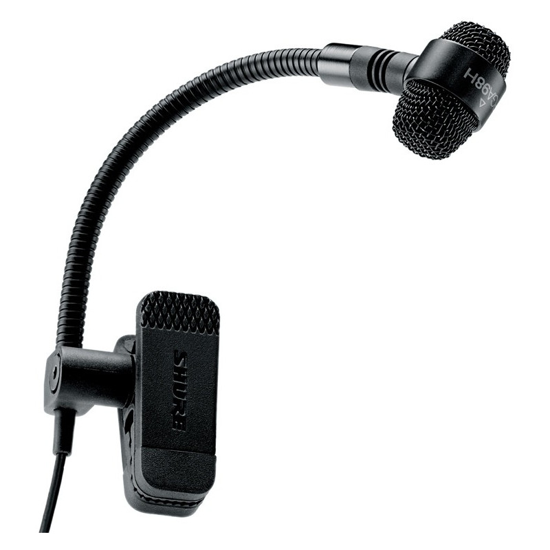 SHURE PGA98H-TQG - MIKROFON NA HUSÍM KRKU PRO BICÍ, AP98DM DRUM MOUNT, TA4F KONEKTOR () (X)