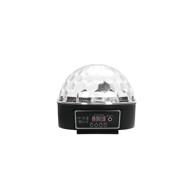 Eurolite LED Half Ball 6x 1W RGBAW DMX, paprskový efekt