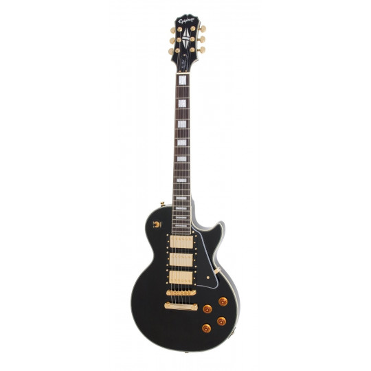 Epiphone LP Black Beauty (3 P/U) Ebony Gld Hdwe EBONY