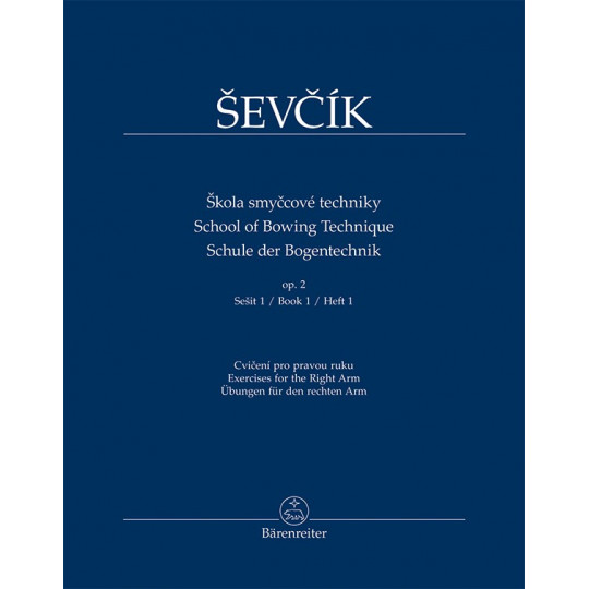 Škola smyčcové techniky - opus 2, sešit 1, Otakar Ševčík