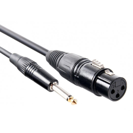 Pronomic Stage XFJ-10 mikrofonní kabel XLR/jack 10m
