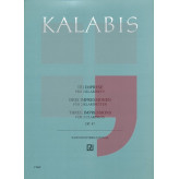 Tři imprese pro dva klarinety - Kalabis Viktor