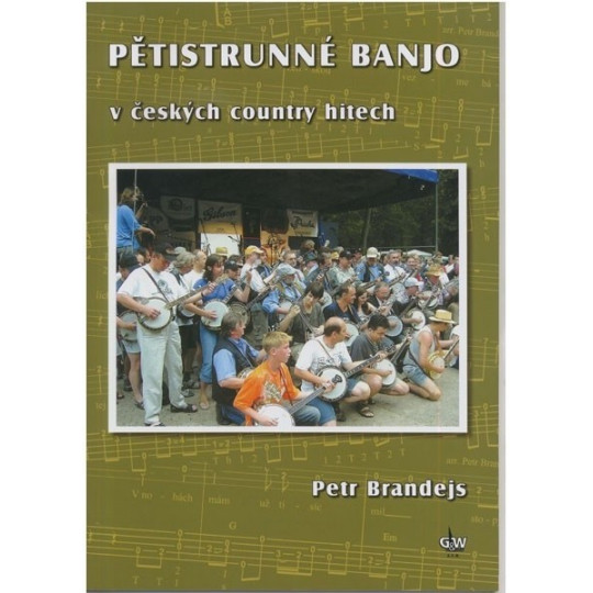 Pětistrunné banjo v českých country hitech + DVD - Brandejs Petr