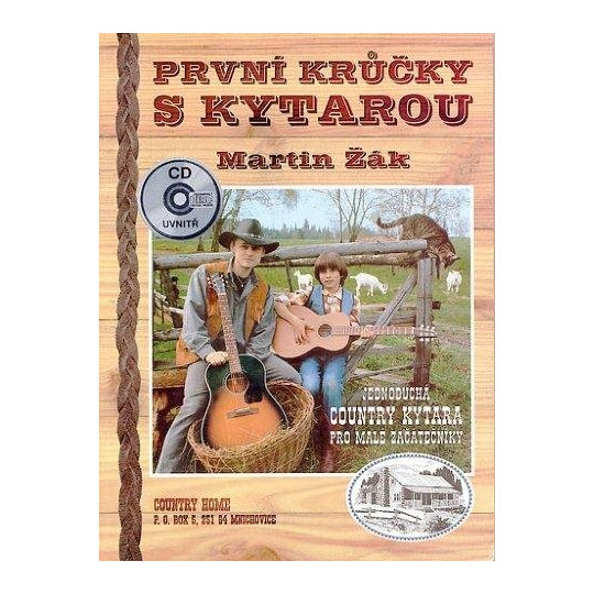 První krůčky s kytarou + CD - Žák Martin