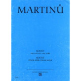 Sextet pro dechy a klavír - Martinů Bohuslav