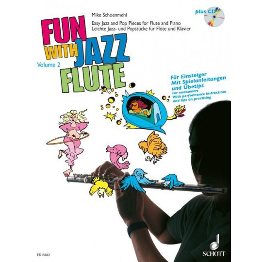 Zábava s jazzovou flétnou 2 + CD - Schoenmehl Mike