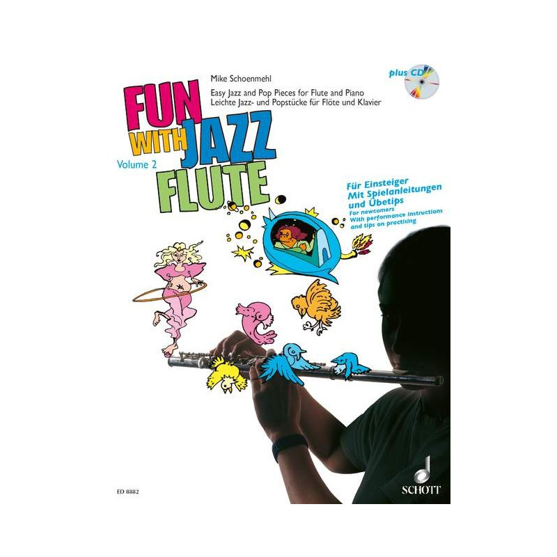Zábava s jazzovou flétnou 2 + CD - Schoenmehl Mike