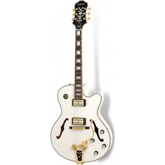 Epiphone EMPEROR SWINGSTER White Royale (SwingBuckers™ w/Series/Par.) PEARL WHITE