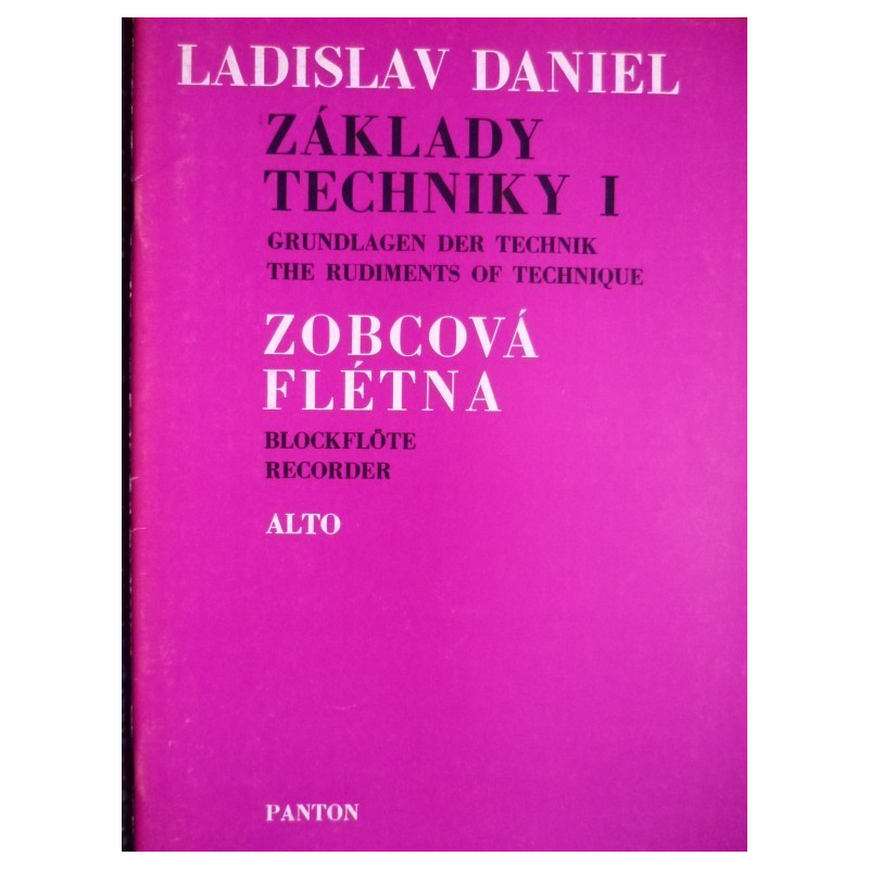 Základy techniky pro alt. flétnu I - L. Daniel