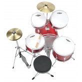 XDrum Junior Standard bicí souprava - červená