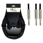 Alpha Audio Pro Line Insert 1x 6,3 mm Stereo Jack - 2x 6,3 mm Mono Jack 3m
