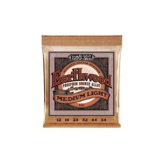 Ernie Ball 2146 EARTHWOOD Phosphor Bronze MEDIUM-LIGHT