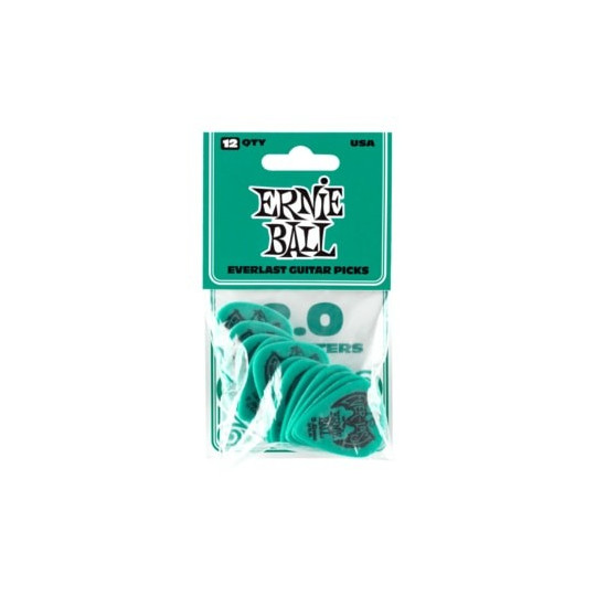 Ernie Ball Everlast Picks Teal 2.0mm