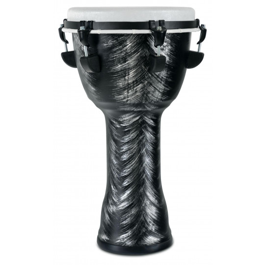 Proline Djembe laditelné 10“ – barva černo-stříbrná