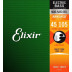 Elixir sada 4 strun pro elektrickou baskytaru; nikl; .045" - .105"; NanoWeb coating.