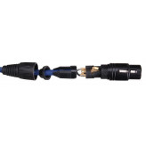 Pronomic DMX3-5 DMX/mikrofonní kabel 5m s pozlacenými kontakty - modrý