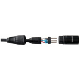 Pronomic Stage XFXM-0.5 mirofonní kabel XLR 0,5 m - černý