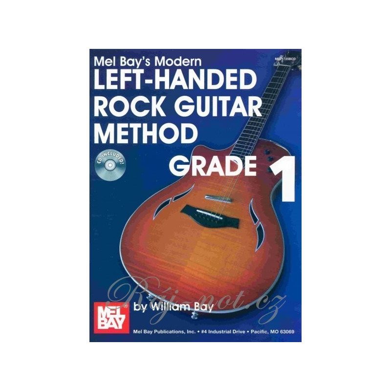 Left Handed Rock Guitar Method 1 + CD