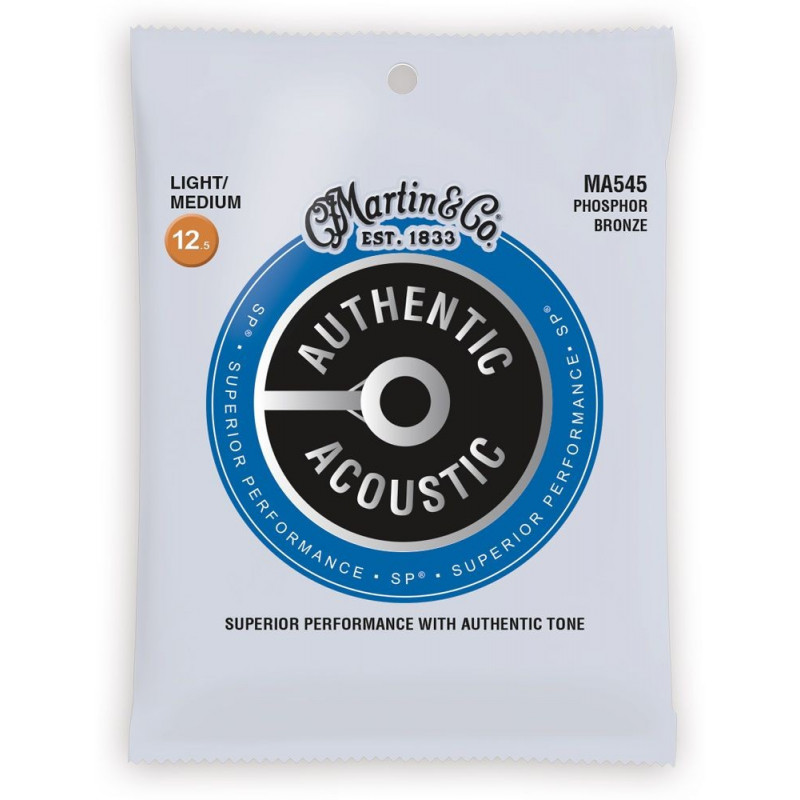 MARTIN Authentic SP 92/8 Phosphor Bronze Light/Medium MARTIN Authentic SP 92/8 Phosphor Bronze Light/Medium
