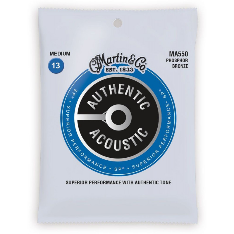 MARTIN Authentic SP 92/8 Phosphor Bronze Medium MARTIN Authentic SP 92/8 Phosphor Bronze Medium
