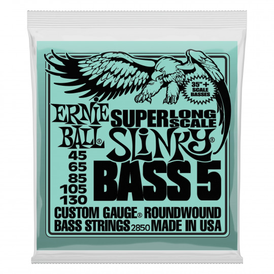 Ernie Ball 2850 struny pro pětistrunnou baskytaru 045"/130"