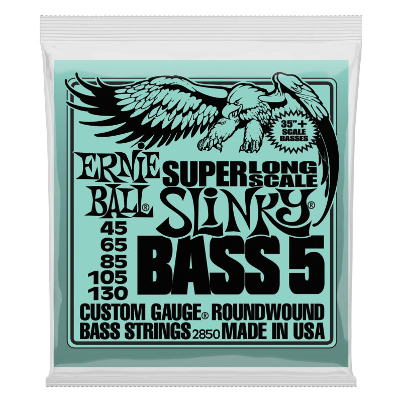 Ernie Ball 2850 struny pro pětistrunnou baskytaru 045"/130"