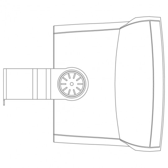 Audac WX802/OW 8&quot; venkovní nástěnný reprobox