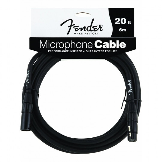 Fender Microphone Cable 20' mikrofonní kabel 6 m