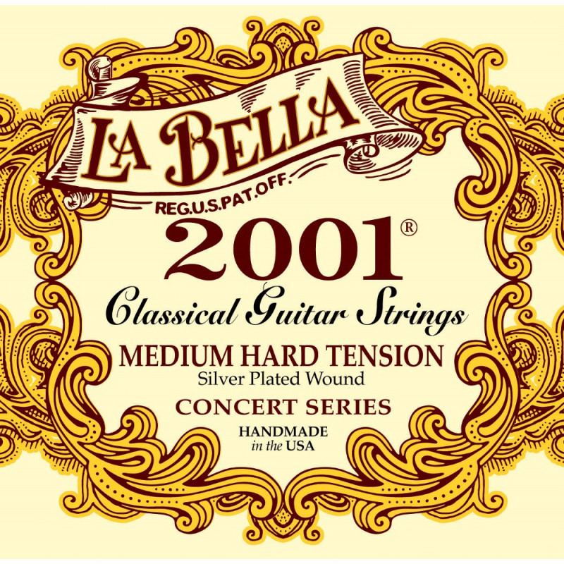 LA BELLA 2001 Medium Hard - struny pro klasickou kytaru LA BELLA 2001 Medium Hard - struny pro klasickou kytaru