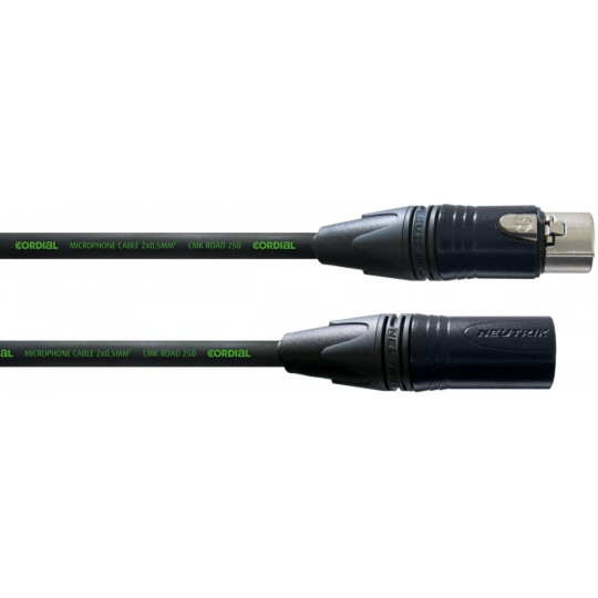 Cordial CRM 5 FM-Black mikrofonní kabel XLR 5 m