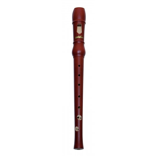 GOLDON - sopránová zobcová flétna dřevěná - typ barokní, barva hnědá (42056)