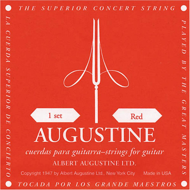 Augustine struny pro klasickou kytaru Červená sada