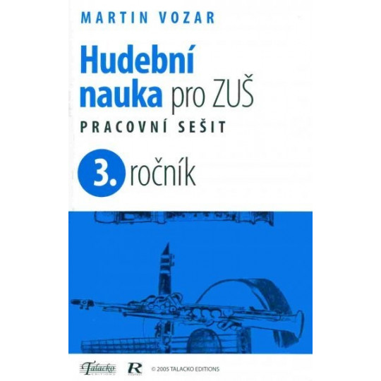 Hudební nauka pro ZUŠ prac. sešit 3. ročník - M. Vozar