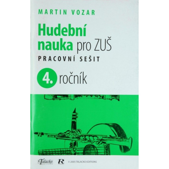 Hudební nauka pro ZUŠ prac. sešit 4.ročník - M.Vozar