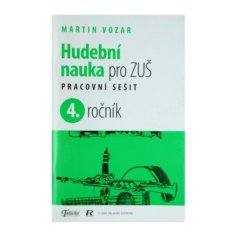 Hudební nauka pro ZUŠ prac. sešit 4.ročník - M.Vozar