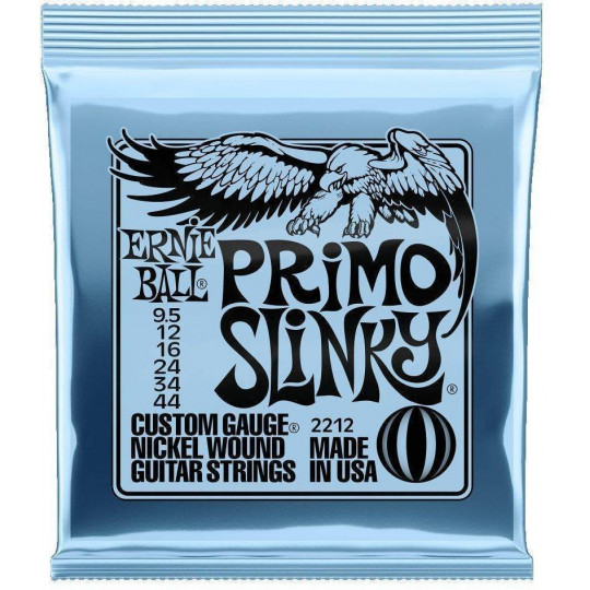 Ernie Ball 2212 Primo Slinky 9.5 / 44 struny pro elektrickou kytaru