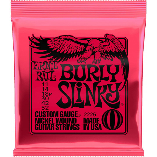 Ernie Ball 2226 Burly Slinky 11 / 52 struny pro elektrickou kytaru