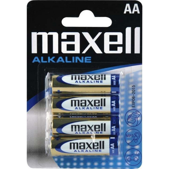 Maxell AA 4ks baterie LR6