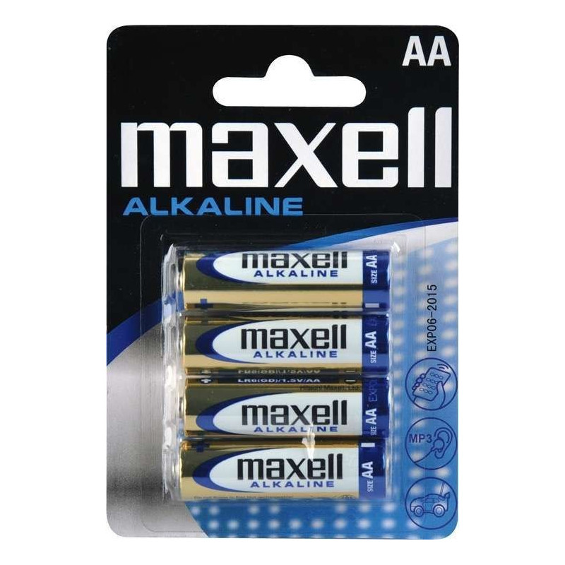 Maxell AA 4ks baterie LR6