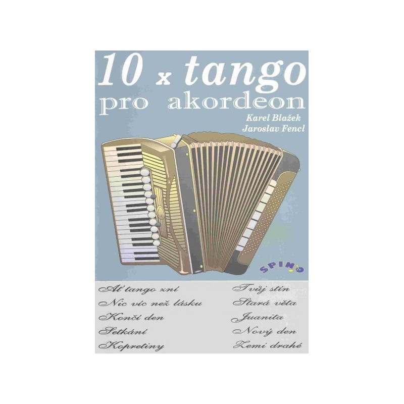 10x tango pro akordeon - Karel Blažek